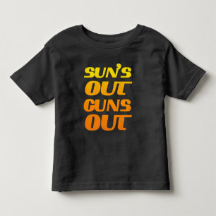 T-shirt Suns Out Guns Out Fitness e Academia
