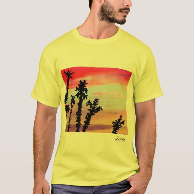 T-shirt : Sunset (Frente)