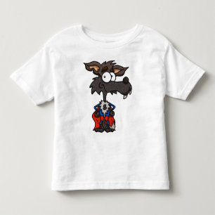 T-shirt super da criança do lobo