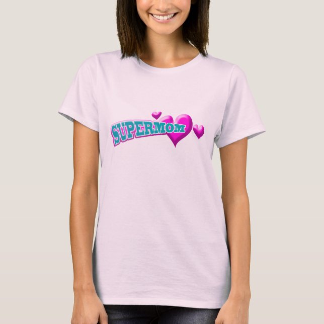 T-shirt super da mamã (Frente)