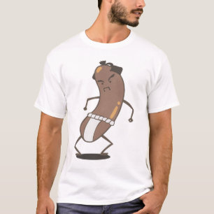 T-shirt super da salsicha do Sumo da ação