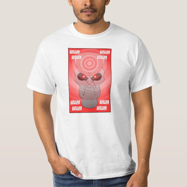 T-shirt super de U. Alienígena Fantasma "WUM WUM (Frente)