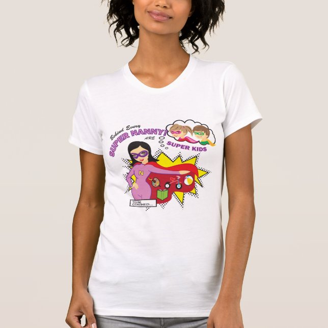 T-shirt super do baby-sitter (Frente)