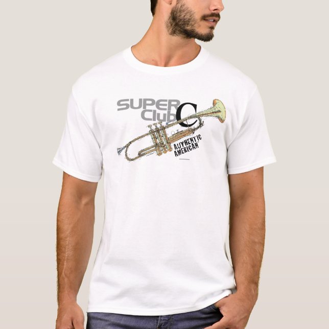 T-shirt super do clube de C (Frente)