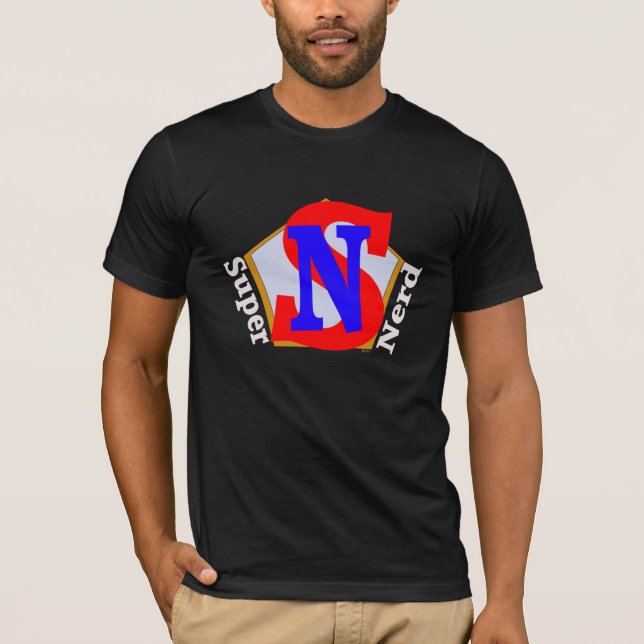 T-shirt super do nerd (Frente)