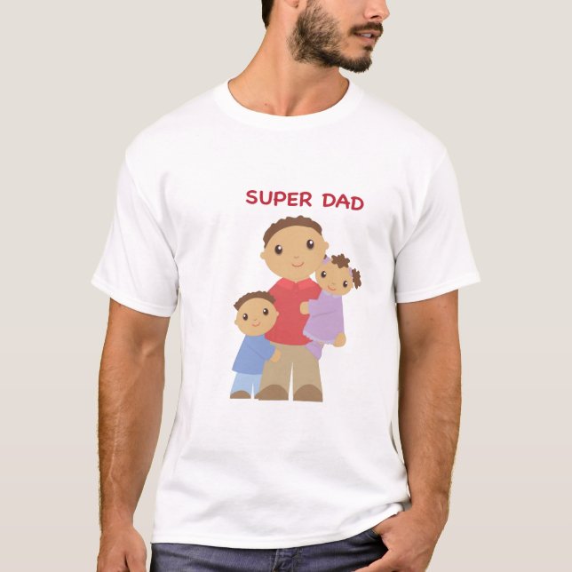 T-shirt super do pai (Frente)