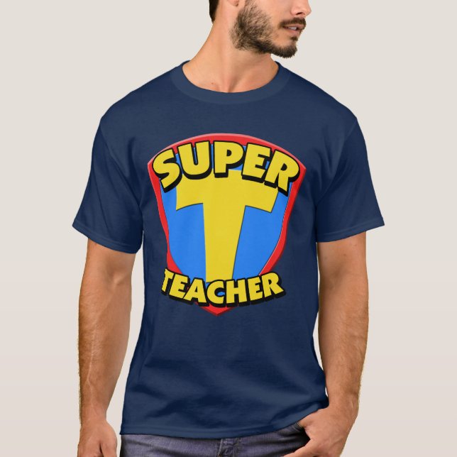 T-shirt super do professor (Frente)