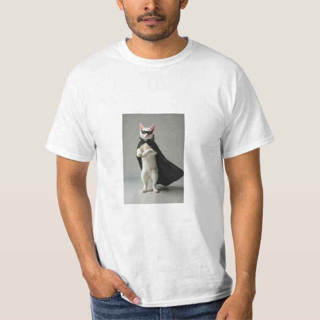t-shirt Super Hero Cat (Frente)