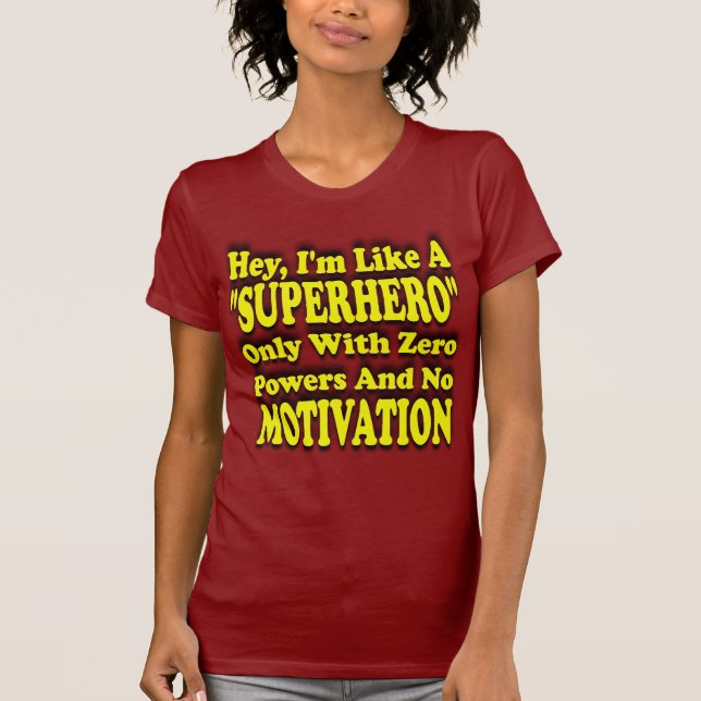 T-shirt Super-herói (Frente)