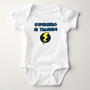 T-shirt Super-herói no treinamento
