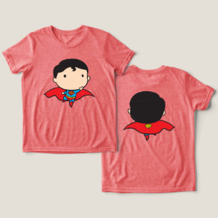 T-shirt Super-Homem de Chibi de Dois Lados