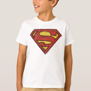 T-shirt Super-Homem Logotipo Grunge
