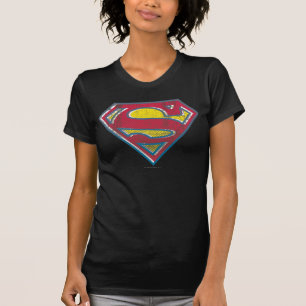 T-shirt Super-Homem Logotipo impresso