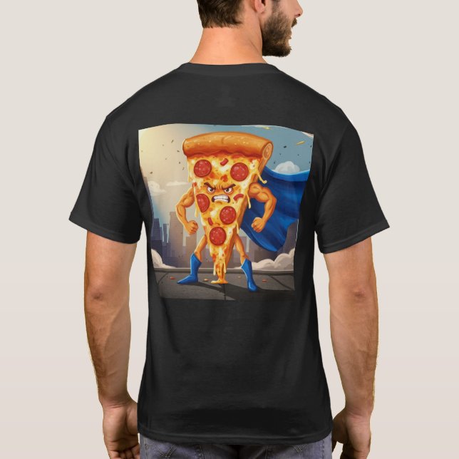 T-shirt Super Pizza (Verso)