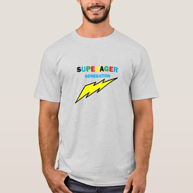 T-shirt SuperAger Ringer Masculina (Frente)