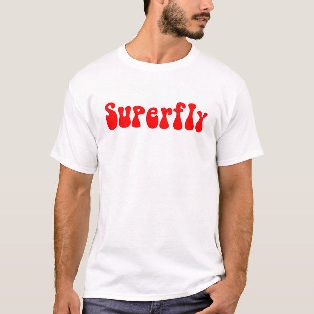 T-shirt Superfly (vermelho) (Frente)