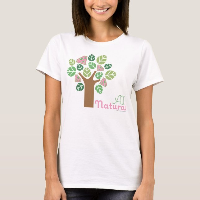 T-shirt Supergirl All Natural Tree (Frente)