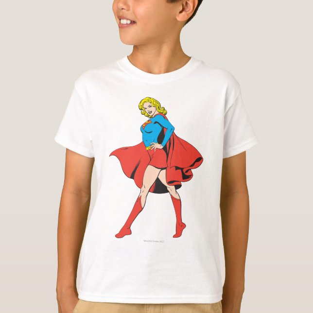 T-shirt Supergirl Ataca uma Alça (Frente)