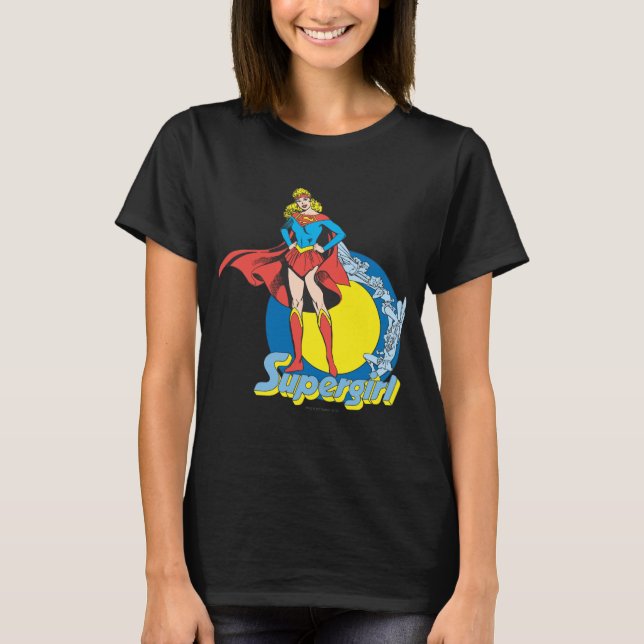T-shirt Supergirl com logotipo (Frente)