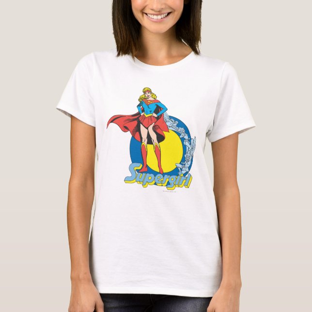 T-shirt Supergirl com logotipo (Frente)