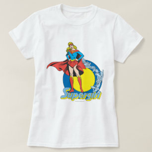 T-shirt Supergirl com logotipo