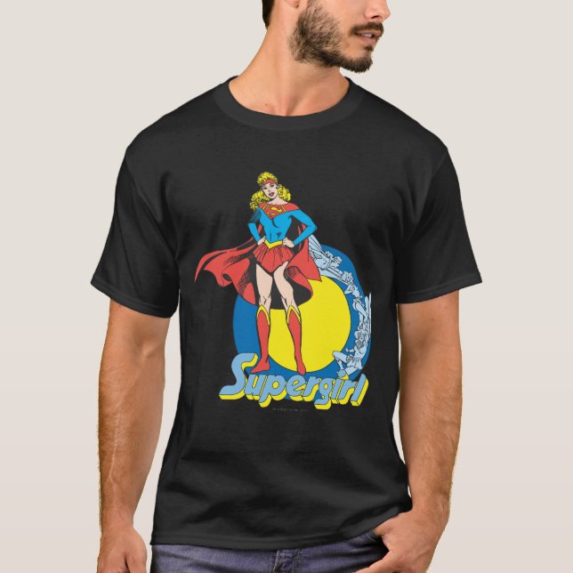 T-shirt Supergirl com logotipo (Frente)