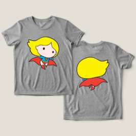 T-shirt Supergirl de Chibi de Dois Lados