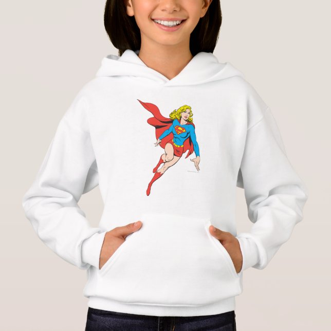 T-shirt Supergirl em Movimento (Frente)