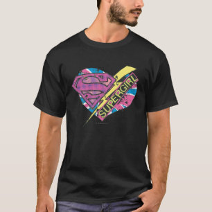 T-shirt Supergirl Heart e Bolt