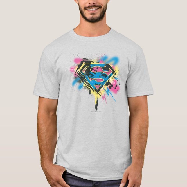 T-shirt Supergirl Paint e Derramares (Frente)