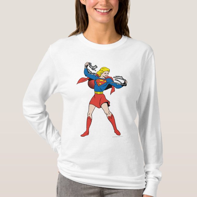 T-shirt Supergirl Pose 10 (Frente)