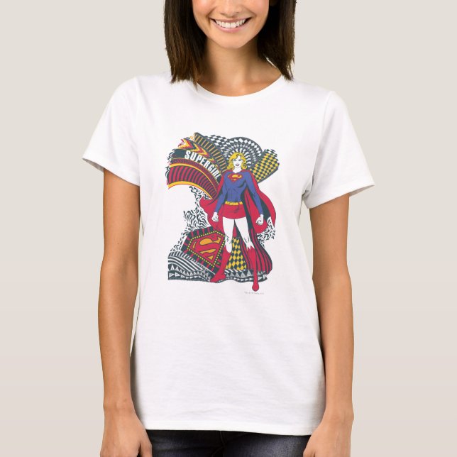 T-shirt Supergirl Random World 1 (Frente)