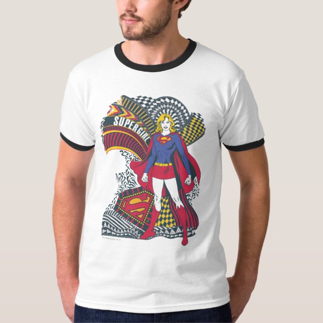 T-shirt Supergirl Random World 1 (Frente)