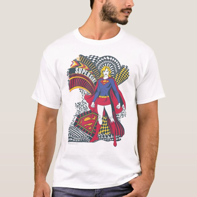 T-shirt Supergirl Random World 1 (Frente)