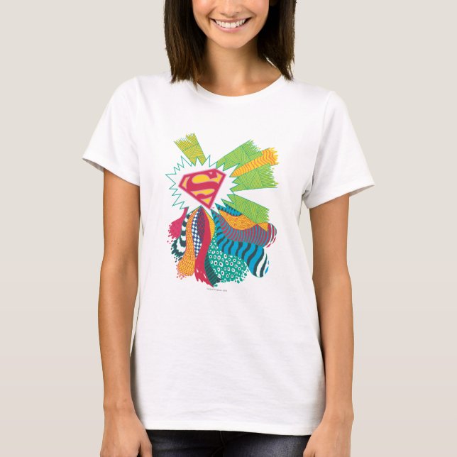 T-shirt Supergirl Random World 3 (Frente)