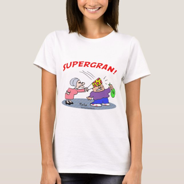 T-shirt supergran (Frente)