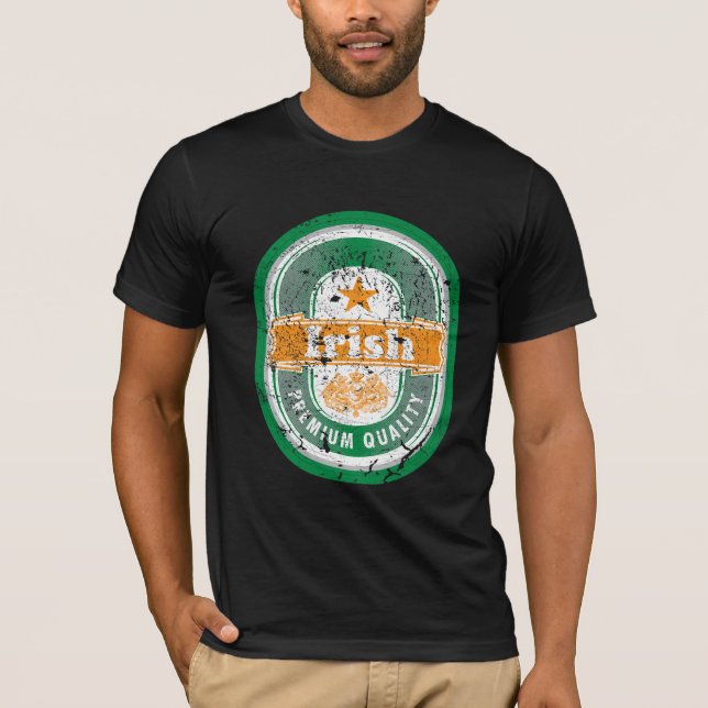 T-shirt superior irlandês da qualidade (Frente)