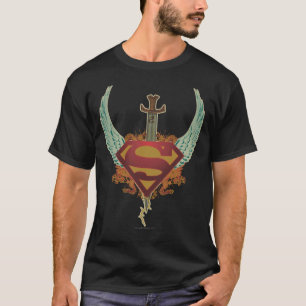 T-shirt Superman Estilizado   Logotipo Wings