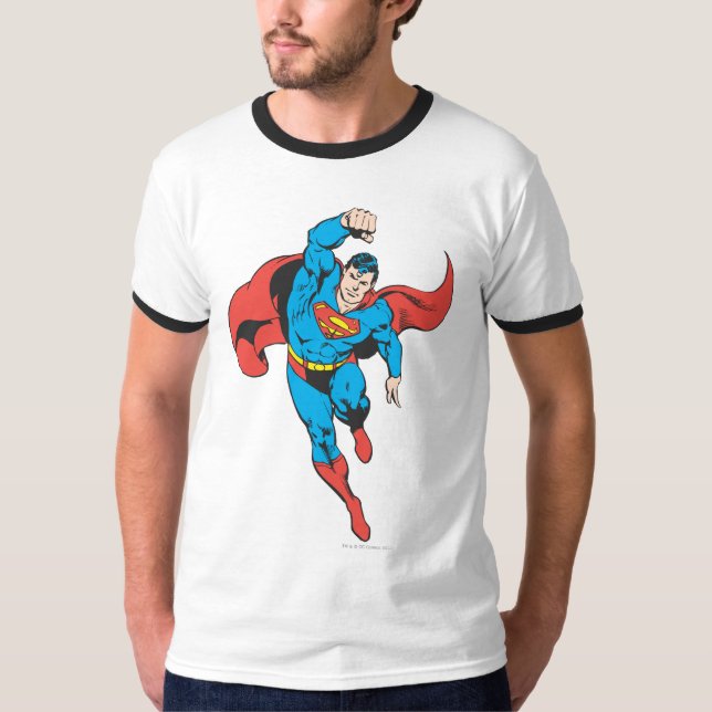 T-shirt Superman Left Fist Raised (Frente)