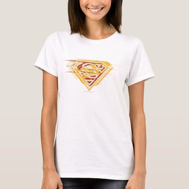 T-shirt Superman S-Shield | Logotipo Amarelo e Vermelho (Frente)