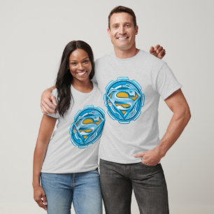 T-shirt Superman S-Shield   Logotipo da engrenagem