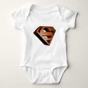 T-shirt Superman S-Shield Logotipo Grainy 3D