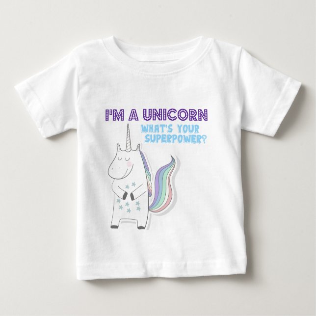 T-shirt Superpotência Unicorn (Frente)