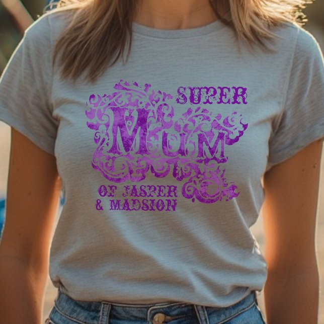 T-shirt Suplentes decorativos de Mãe superior (Criador carregado)