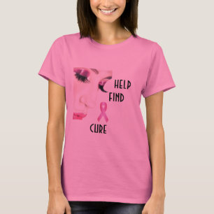 T-shirt suporte ao cancer