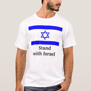 T-shirt Suporte com Israel