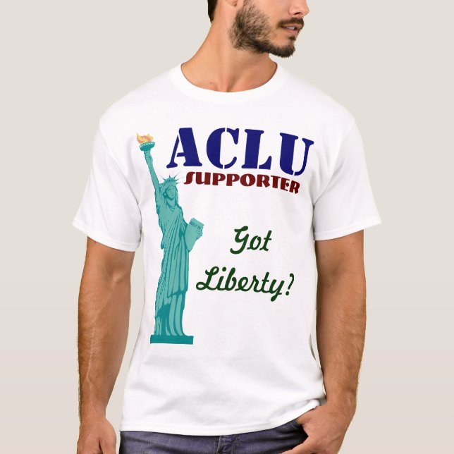 T-shirt Suporte de ACLU (Frente)