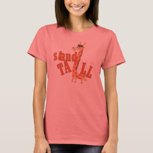 T-shirt Suporte do girafa alto