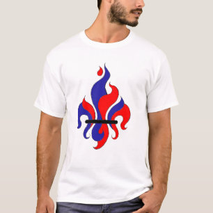 T-shirt Suporte e luta de flor de Ashley!