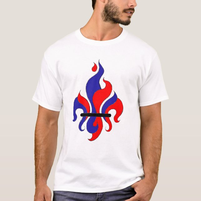 T-shirt Suporte e luta de flor de Ashley! (Frente)